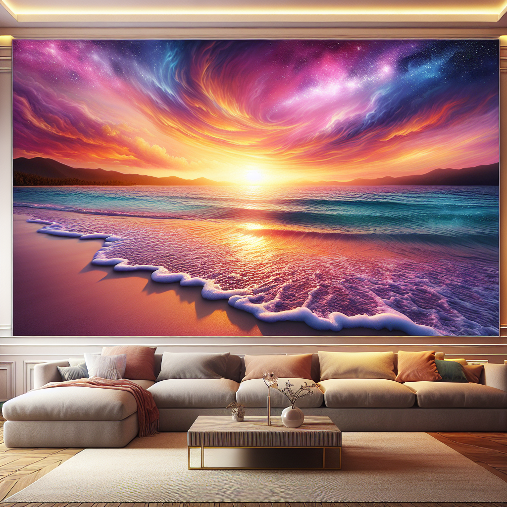 Magical Ocean Sunset Diamond Painting