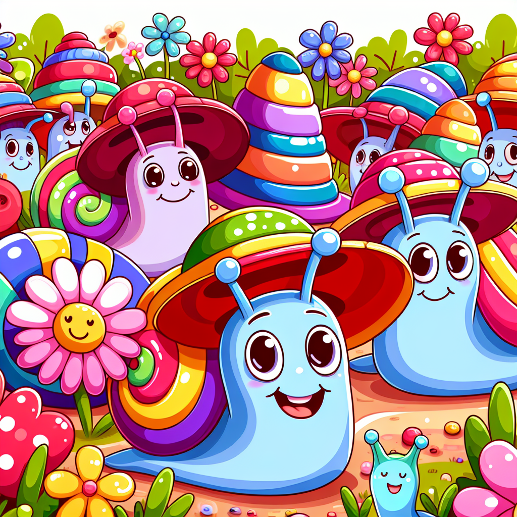 Sassy Snails Paint By Color