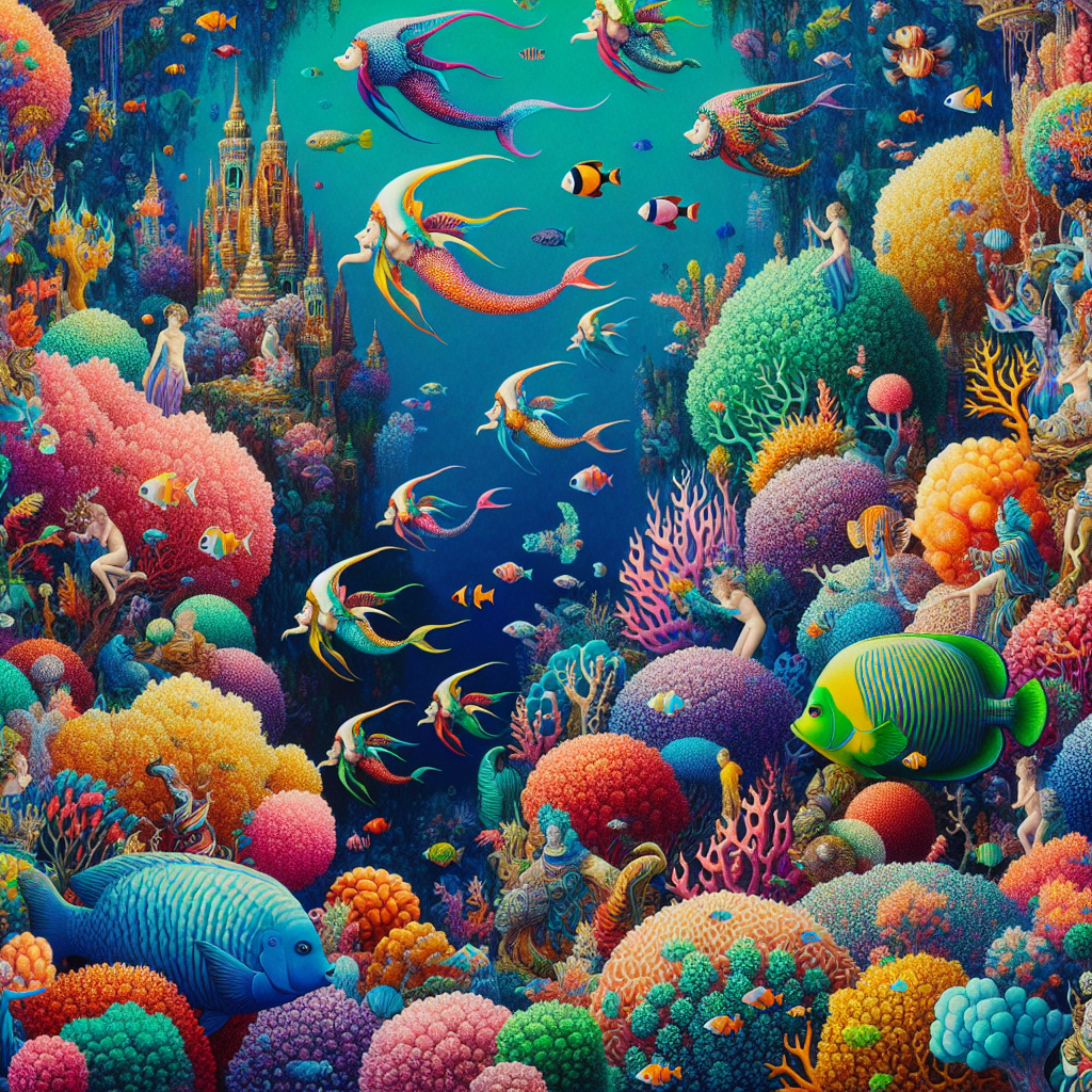Fantastical Undersea Kingdom Paint By Diamonds Kits