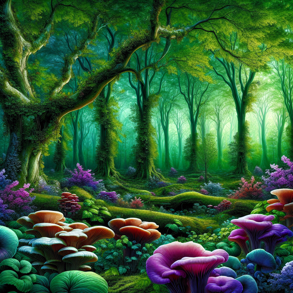 Fantasy Forest Glimpse Diamonded Painting Kits