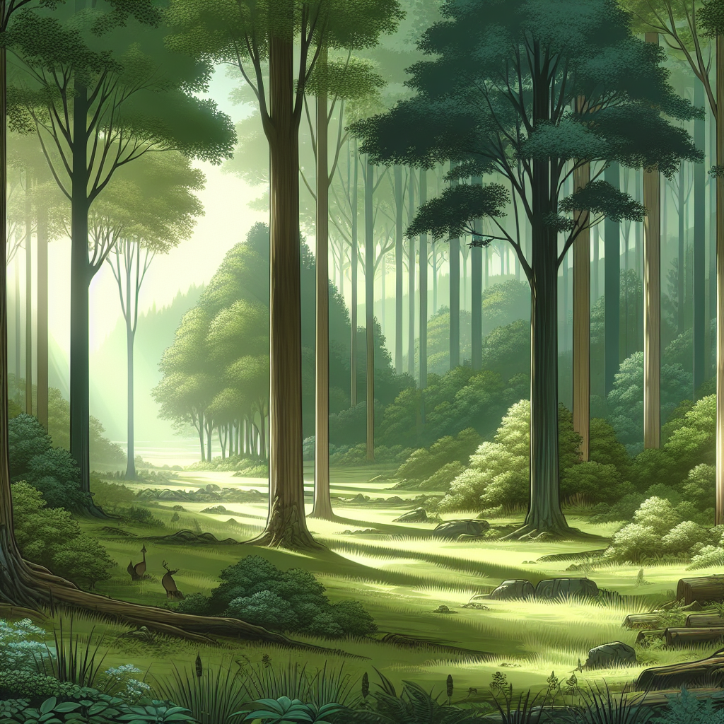 Serenity Of The Forest Paint By Color