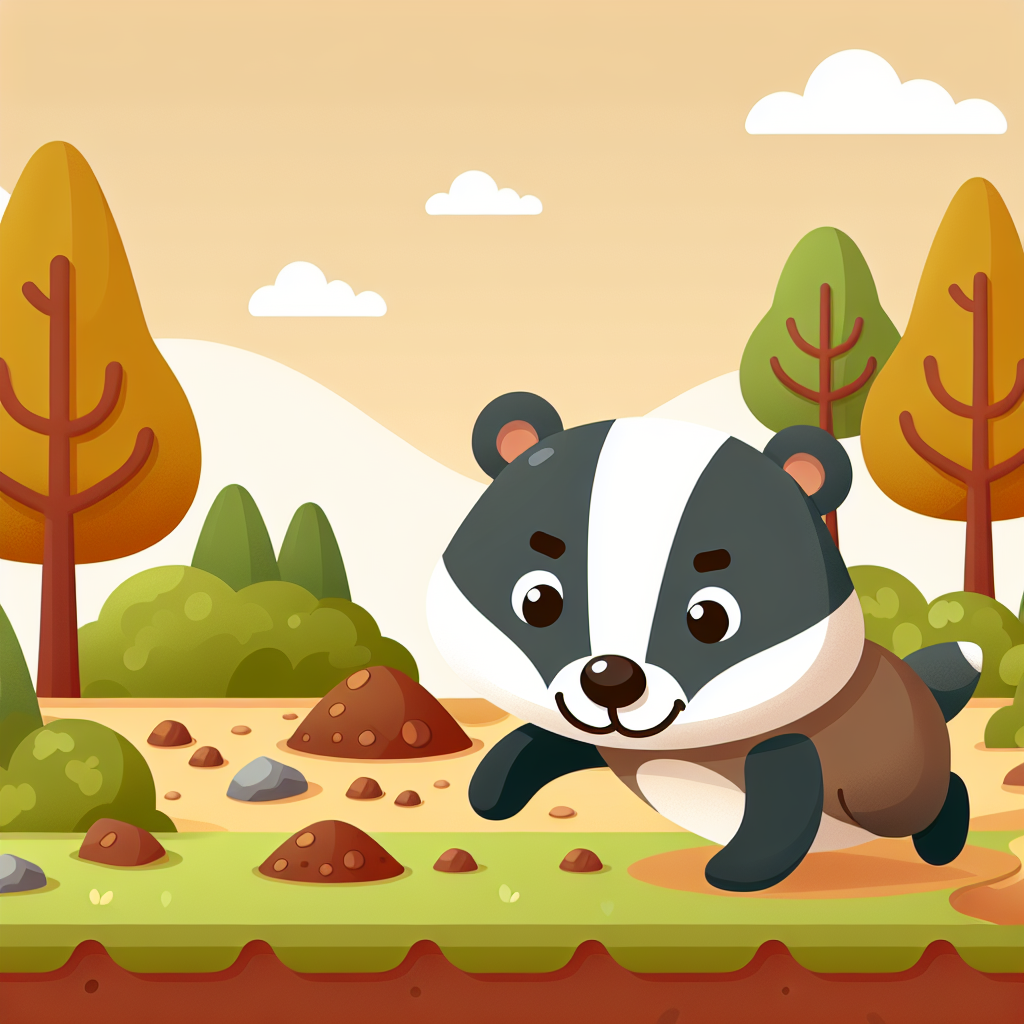 Brave Badger's Burrow Diamonded Painting Kits