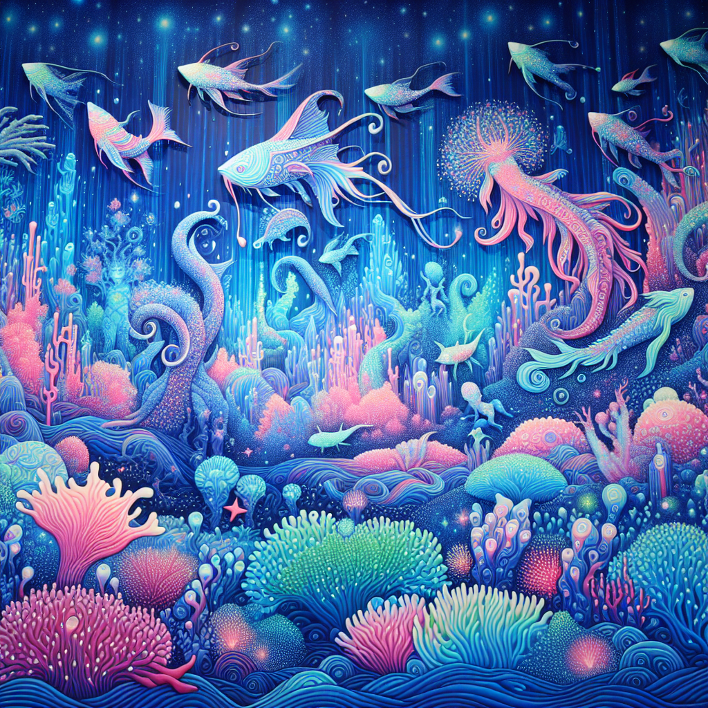 Fantasy Ocean Realm Painting By Diamonds Kit