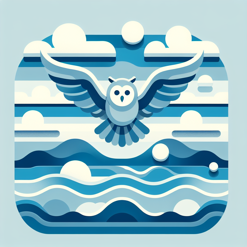 Ocean Owl Oasis Diamond Painting