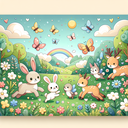 Enchanted Meadow Playtime Paint By Diamonds