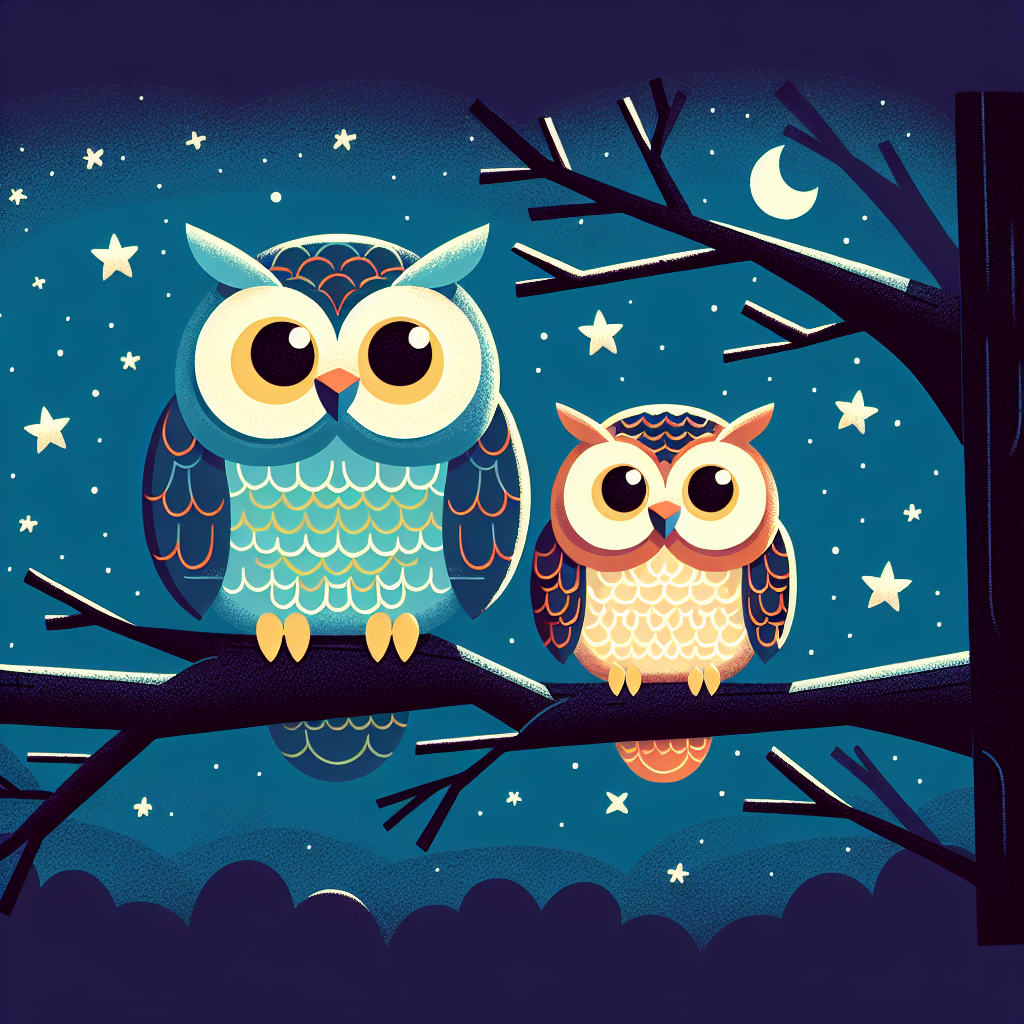 Charming Owls Painting Diamond Kit