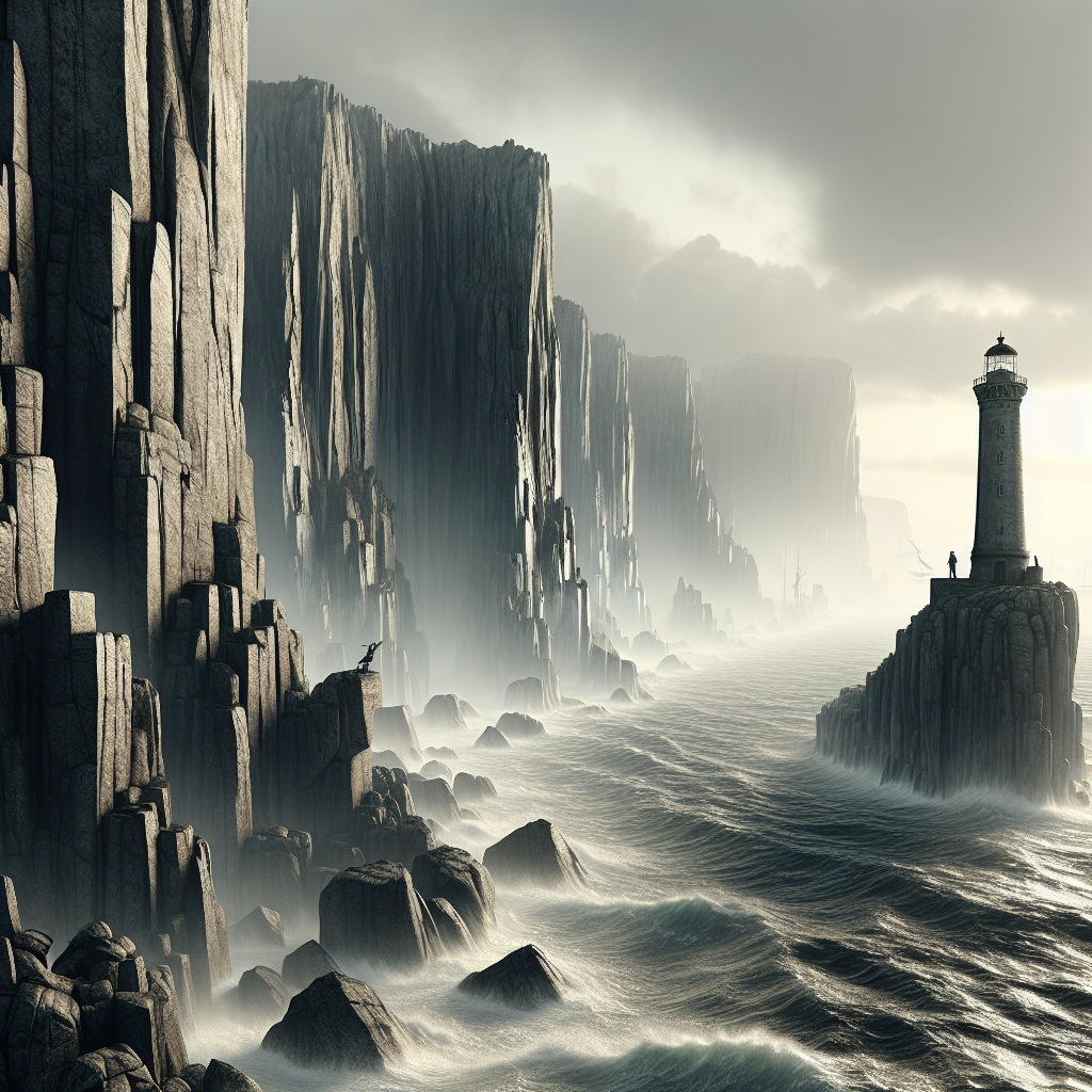 Seaside Lighthouse View Painting By Diamonds Kit