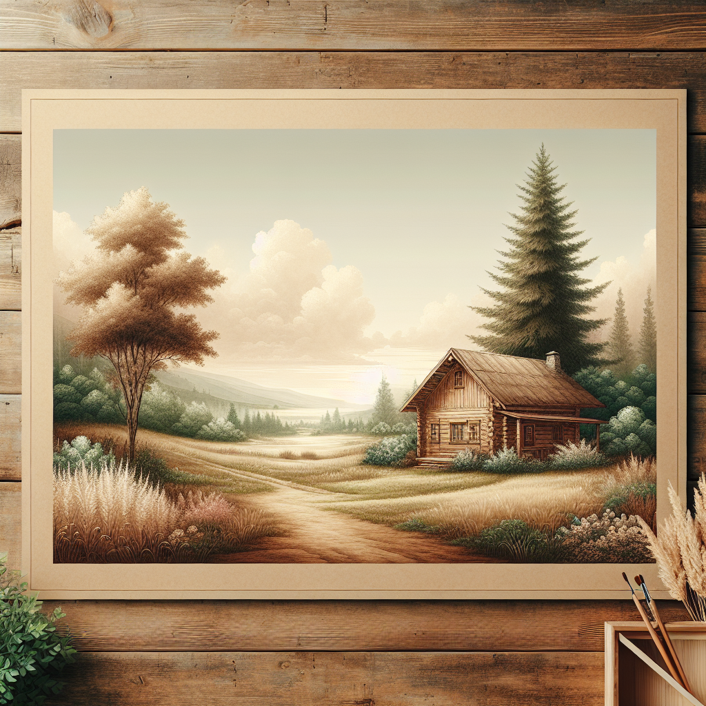 Cozy Rustic Cabin Diamonded Painting Kits