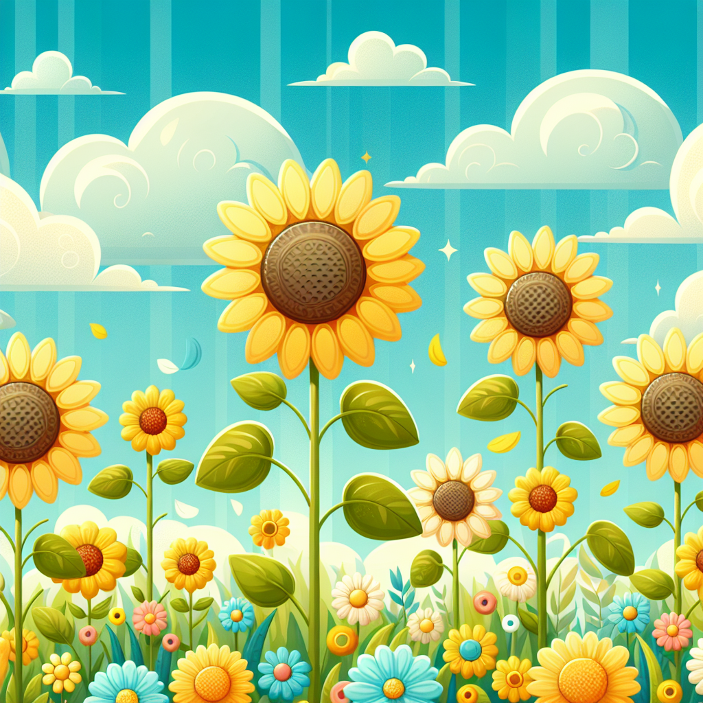 Sunny Days With Sunflowers Painting Diamond Kit