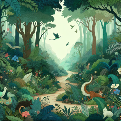 Mystical Forest Wonder Paint By Diamonds Art