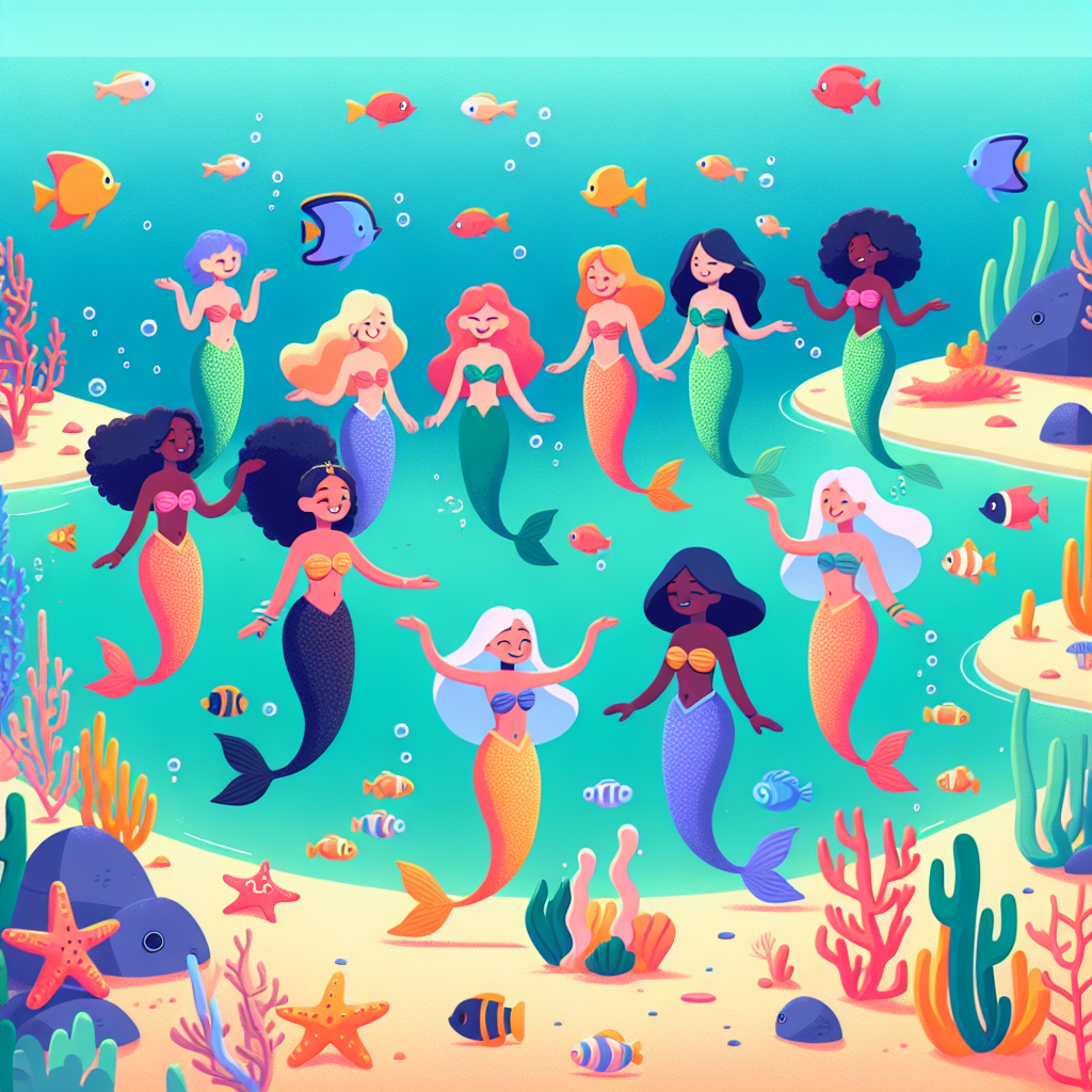 Mermaid Cove Celebration Painting By Diamonds Kit