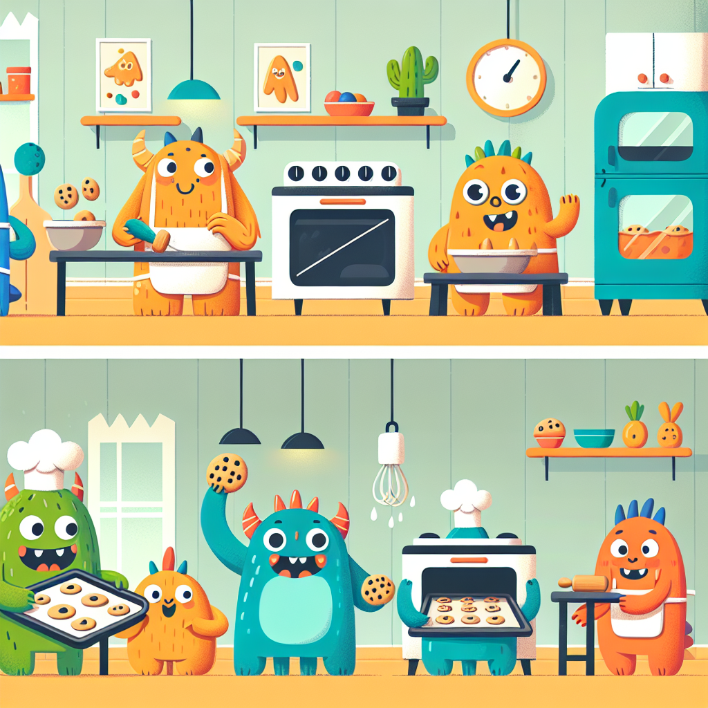 Monster Cookie Party Paint By Color