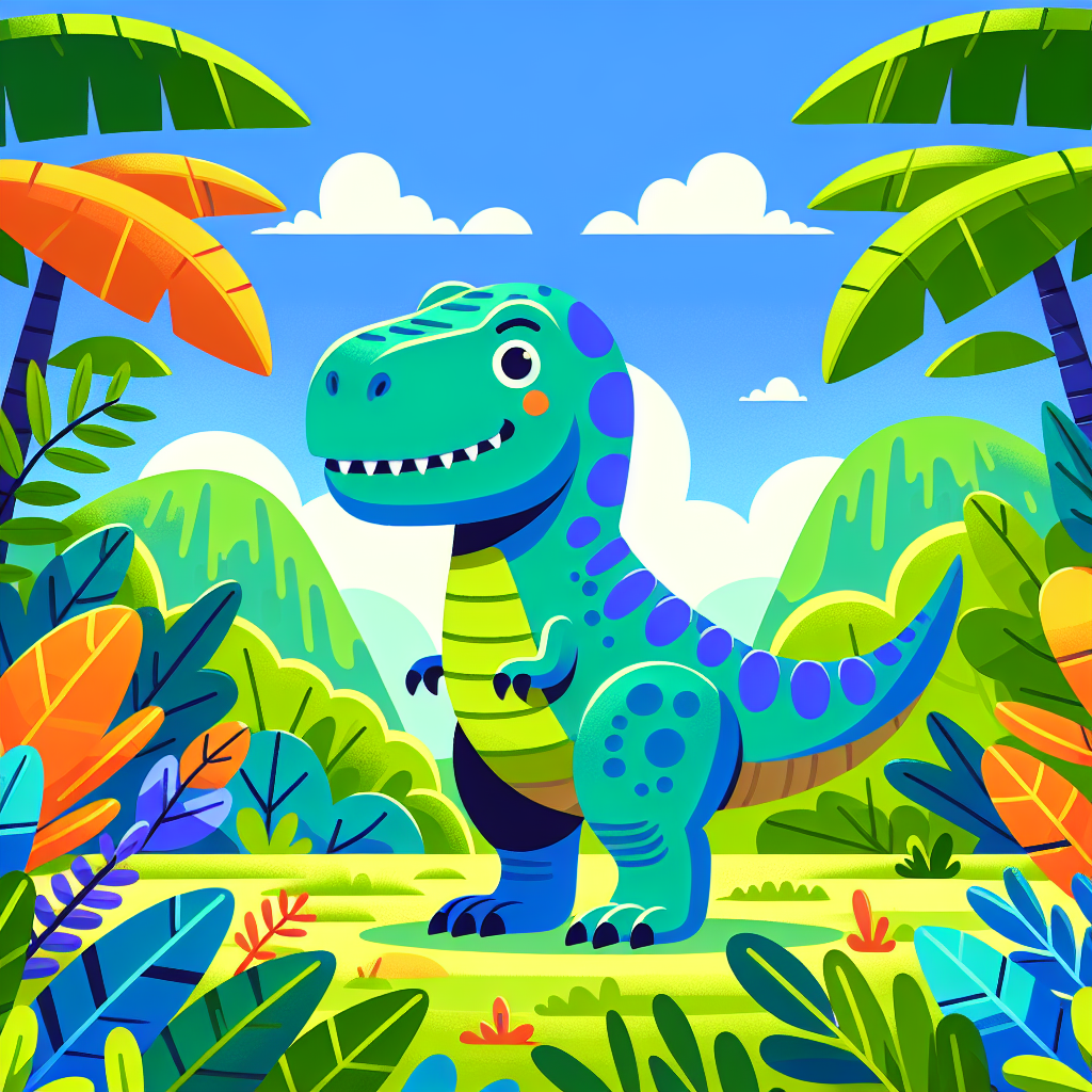 Dino Adventure Land Paint By Diamonds Art