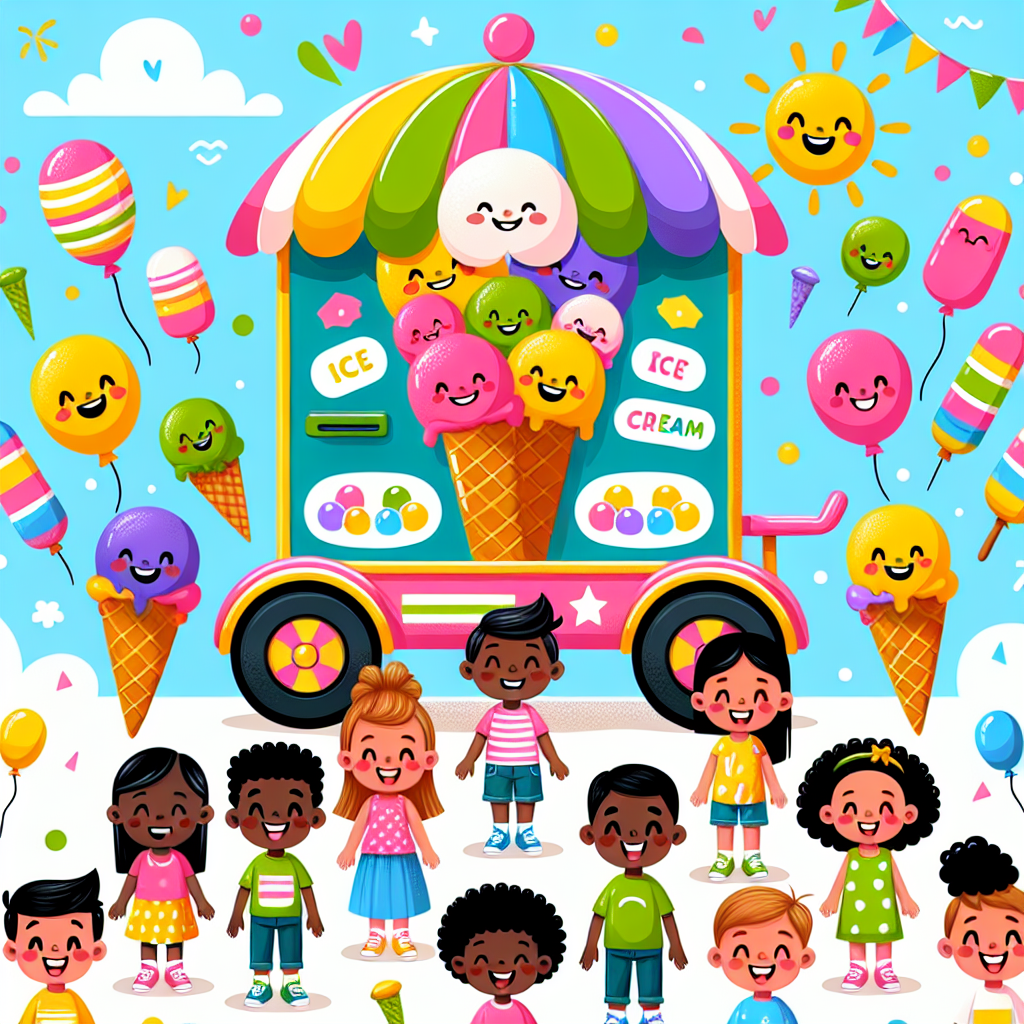 Ice Cream Party Fun Painting Diamond Kit