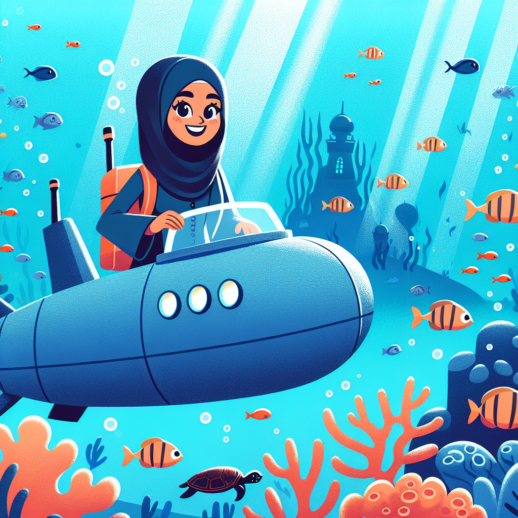 Friendly Ocean Explorer Painting Diamond Kit