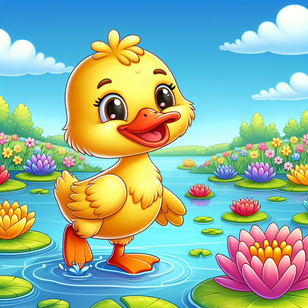 Doodle Doodle Duck Diamond Painting