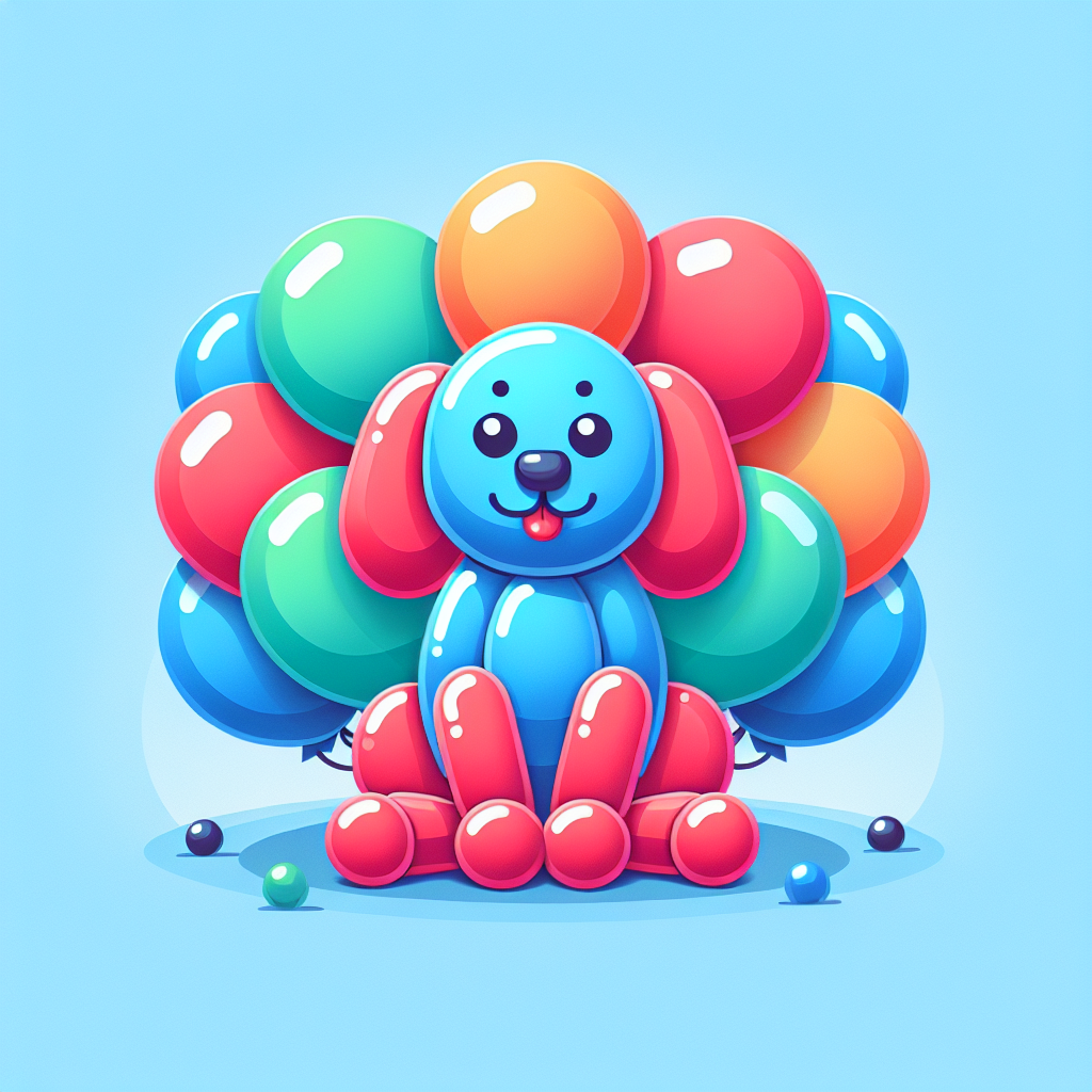 Charming Balloon Dog Paint By Diamonds Kits