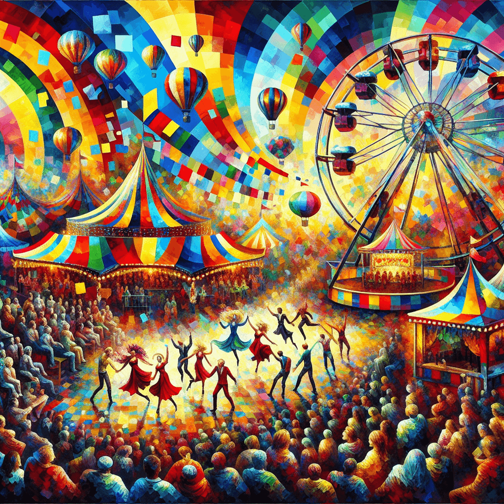 Colorful Carnival Fantasy Painting Diamond Kit