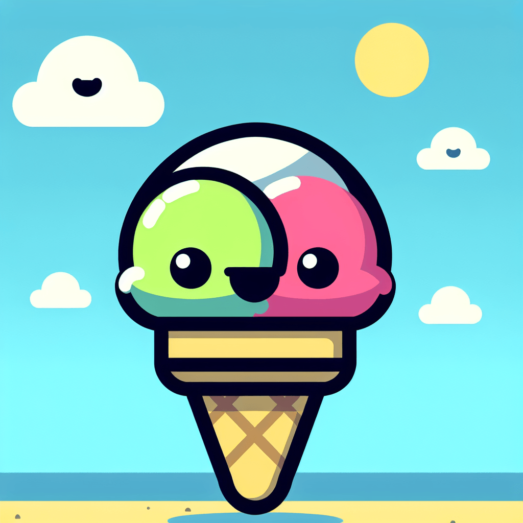 Cheerful Ice Cream Paint By Diamond