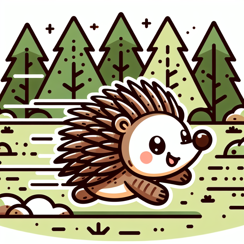 Heroic Hedgehog's Forest Sprint Diamond Painting