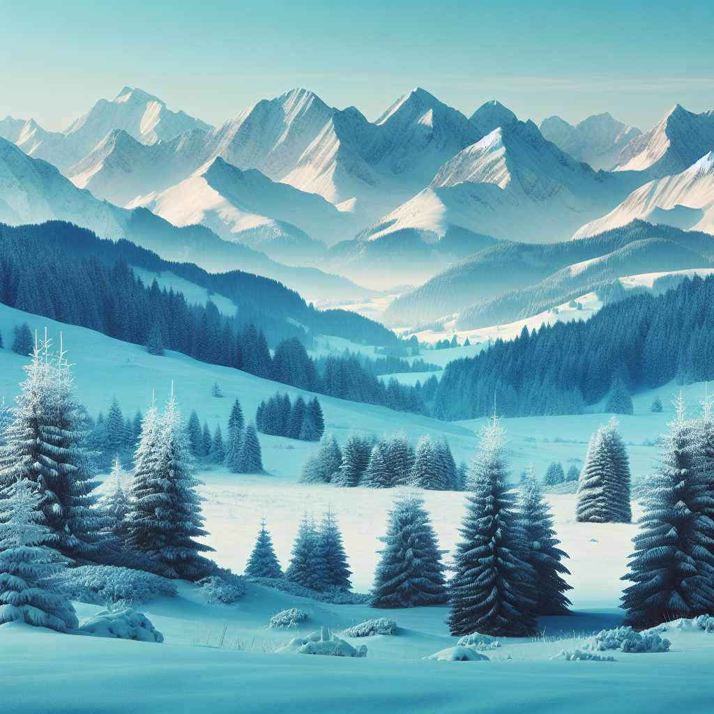 Alpine Winter Serenity Diamonded Painting Kits
