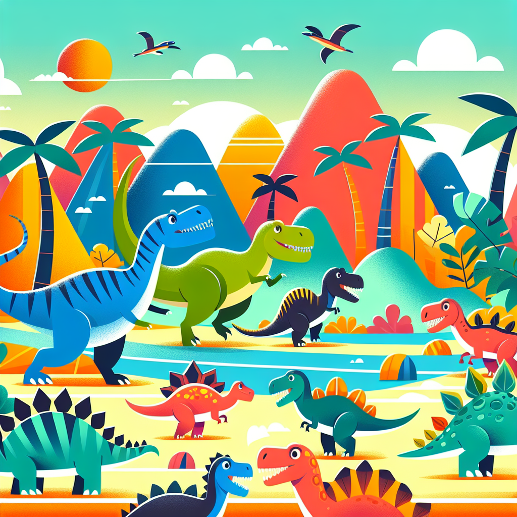 Dinosaur Racing League DIY Paint By Diamonds