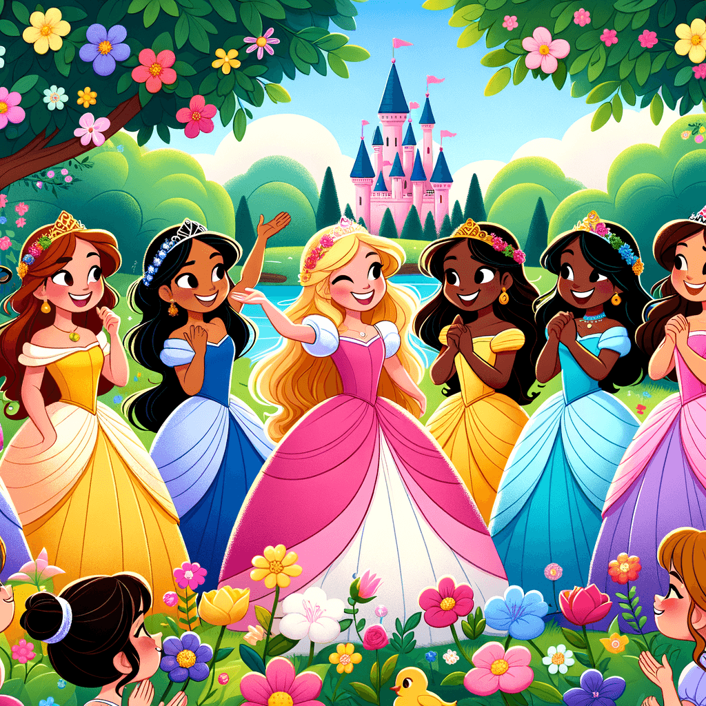 Playful Princess Adventure 5D DIY Paint By Diamond Kit – Original Paint ...