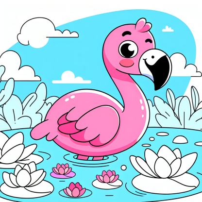 Fancy Flamingo Diamonded Painting Kits