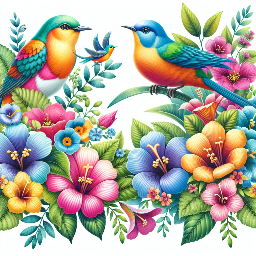 Cheerful Birdsong Paint By Diamond