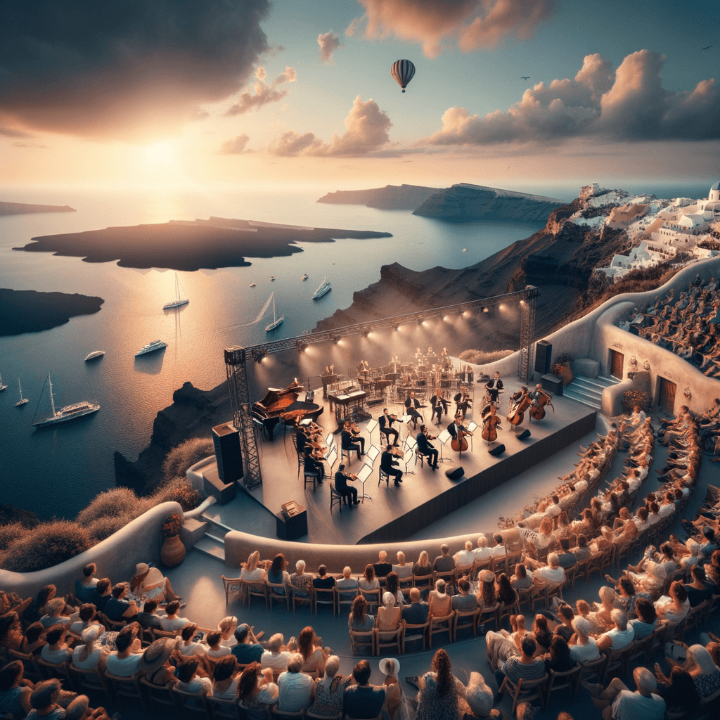 Santorini International Music Festival - Santorini Diamond Painting