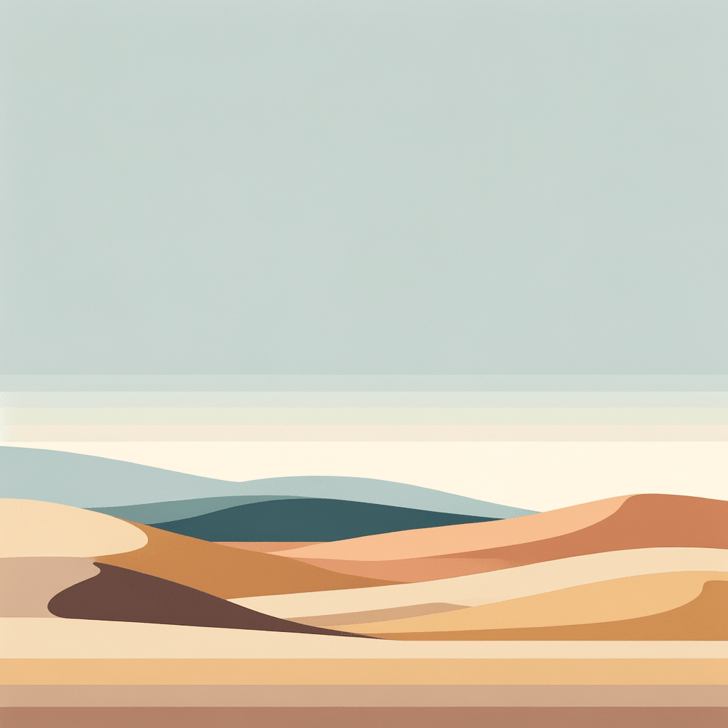 Eternal Desert Horizon Paint By Color
