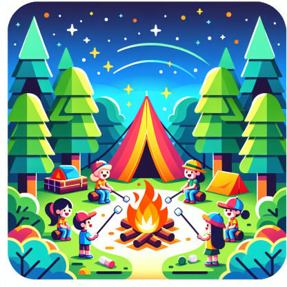 Happy Camper's Campsite Paint By Diamonds