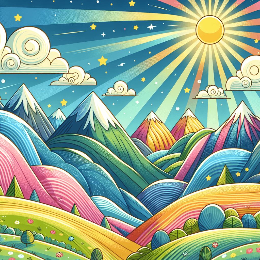 Magical Mountain Landscape Paint By Diamonds Kits