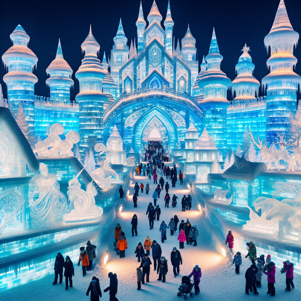 Snow And Ice Sculpture Festival - Harbin, China Diamonded Painting Kits