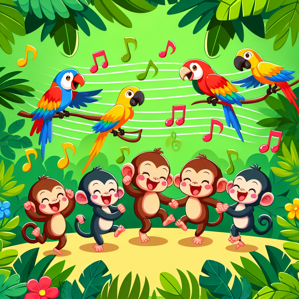 Jungle Rhythms Dance Party Painting Diamond Kit