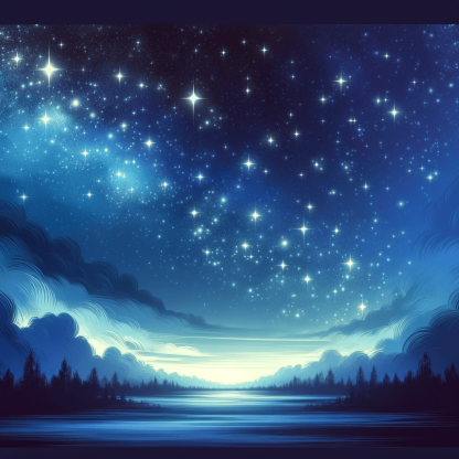 Twinkling Stars Paint By Color
