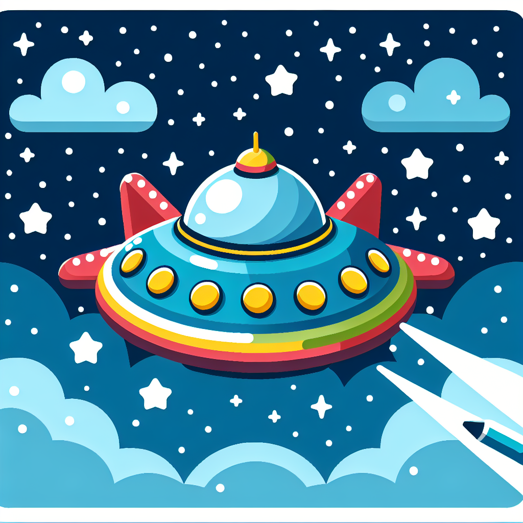 Cosmic Explorer Spaceship Paint By Diamond