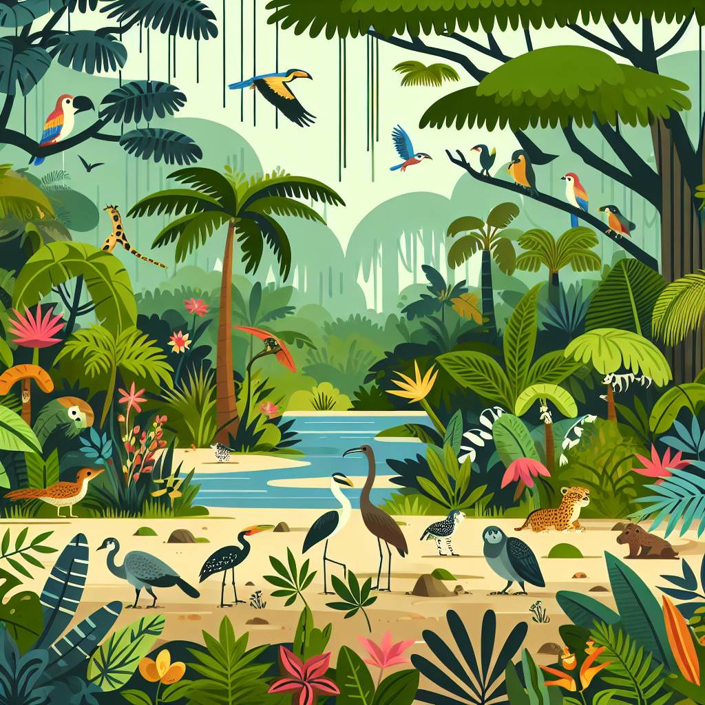 Jungle Rainforest Wonders Paint By Diamonds Art