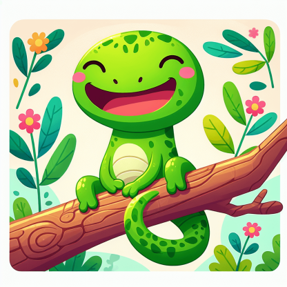 Little Lizard Paint By Color