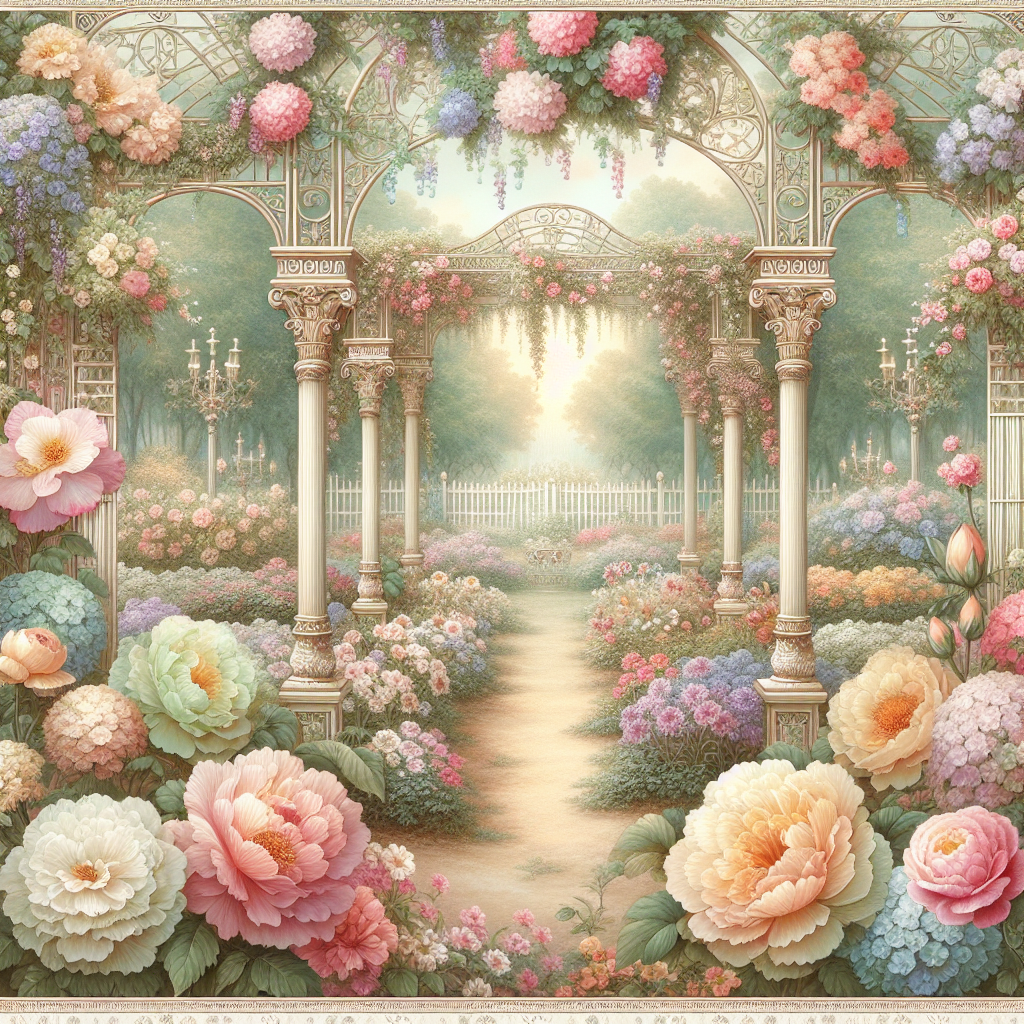 Vintage Garden Paint By Diamond