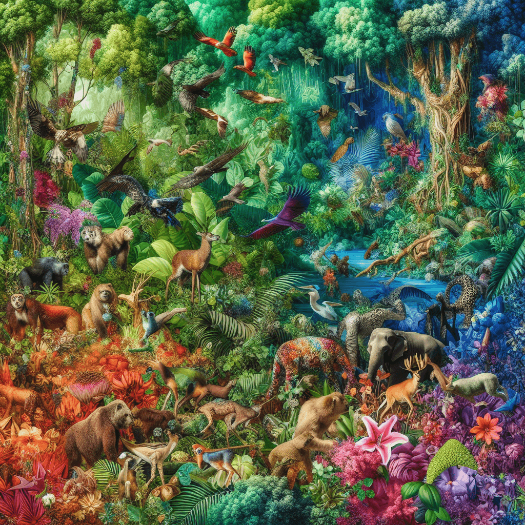 Lush Rainforest Painting Diamond Kit