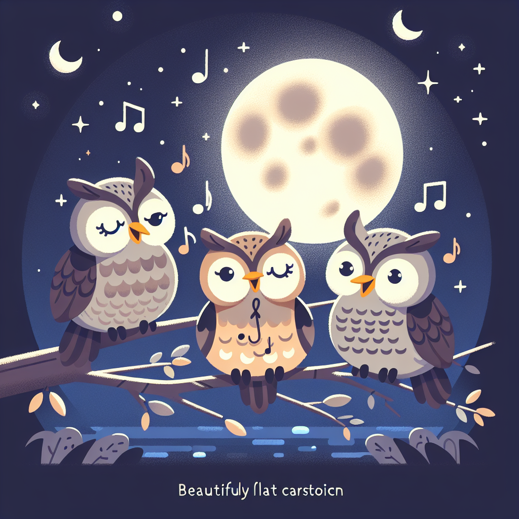 Midnight Melody Owls Paint By Diamond