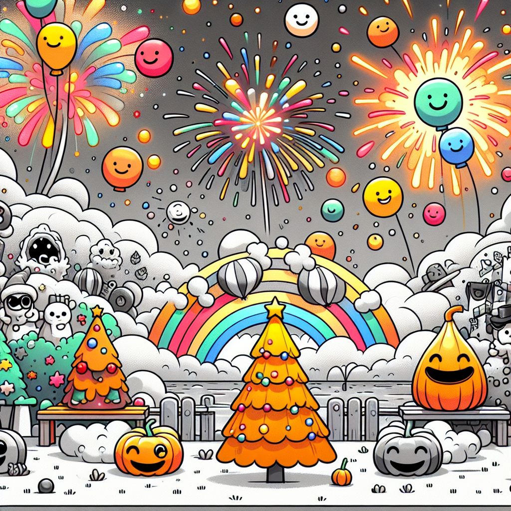 Happy Holiday Scene Paint By Diamond