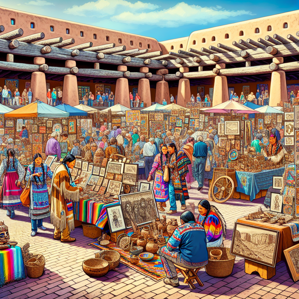 Santa Fe Indian Market - Santa Fe Painting By Diamonds Kit