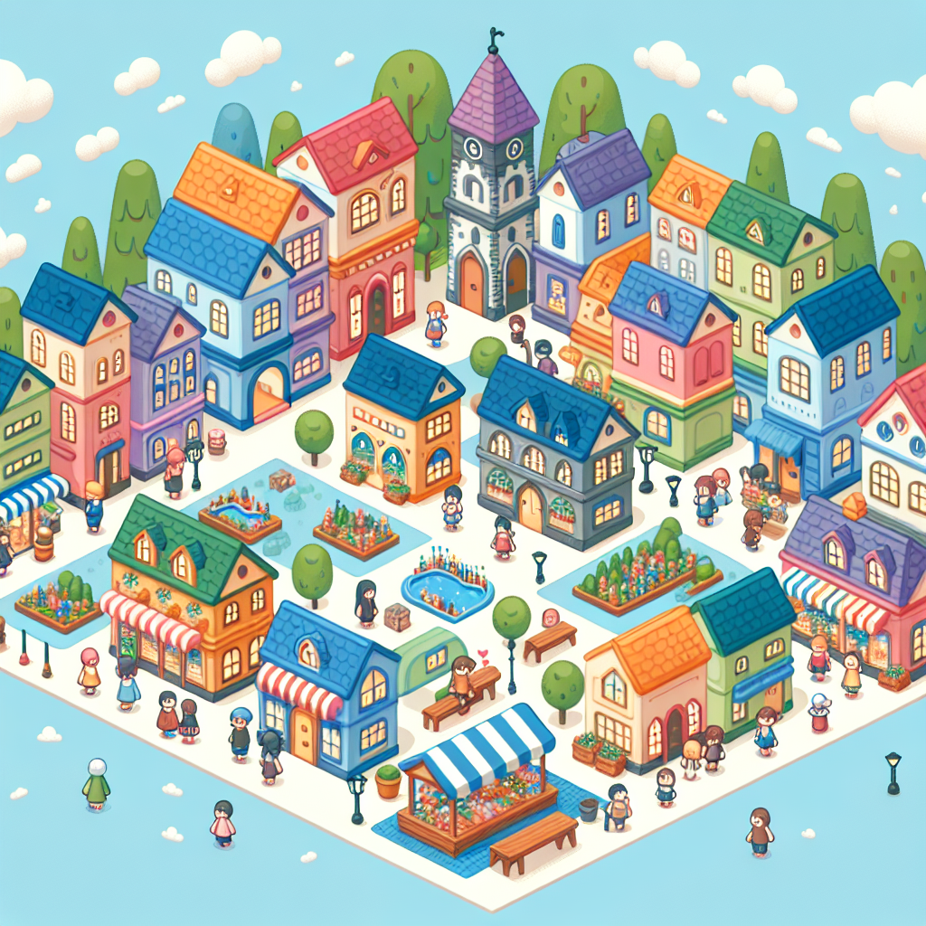 Tiny Town Adventures Paint By Diamonds