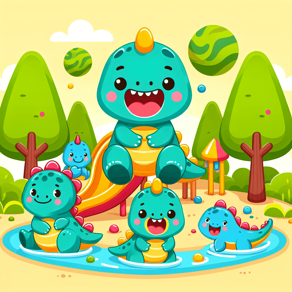 Dino Adventure Park Paint By Color