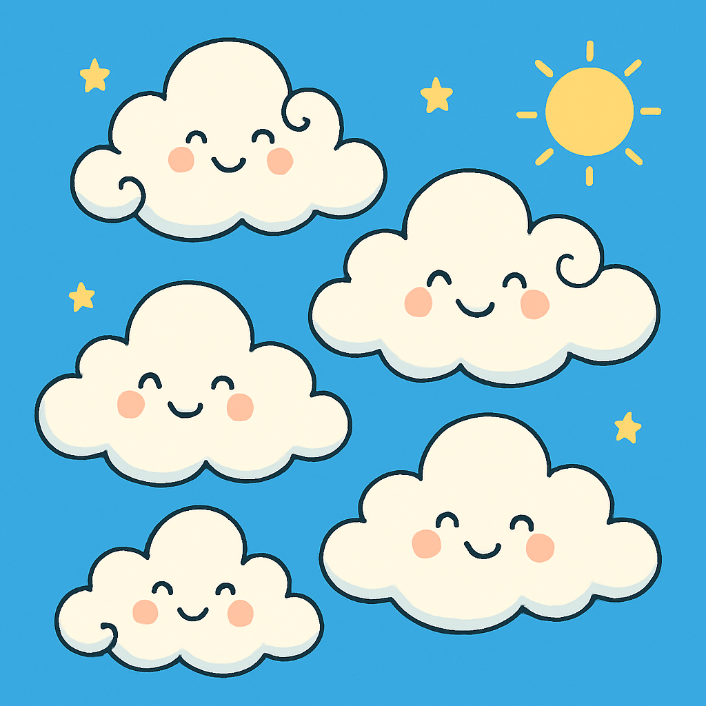 Curly Clouds Paint By Diamonds