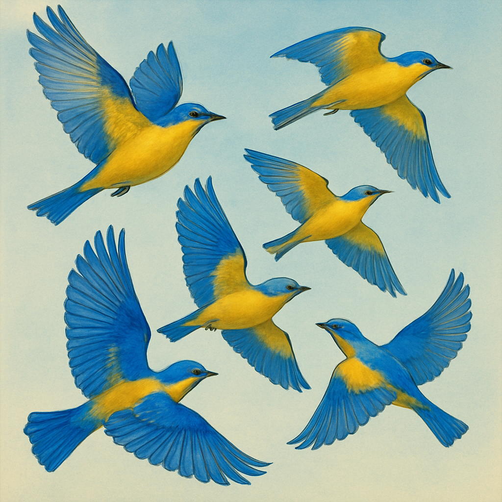 Bird Symphony Tableau Painting Diamond Kit