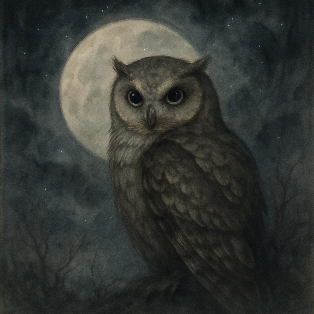 Owl Night Vision Painting Diamond Kit