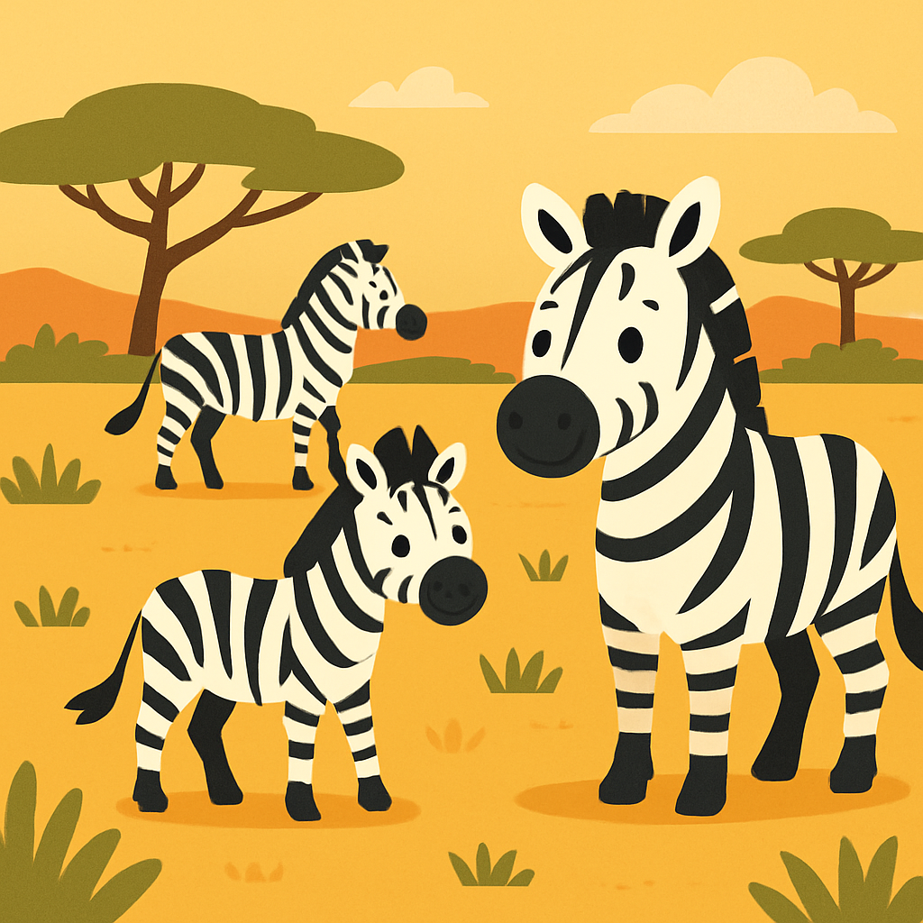 Safari Zebra Journey Painting Diamond Kit